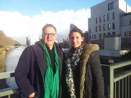 Alain Jund et Pascale Chiron le 7 mars 2019 à Strasbourg