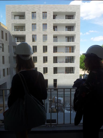 Zellige- vue depuis les logements en habitat participatif